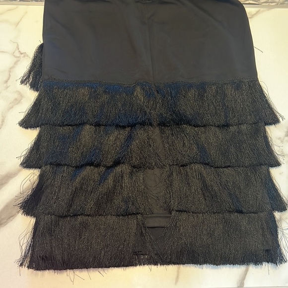 NWT - L’Atiste black fringe and studded party dress - Picture 10 of 16